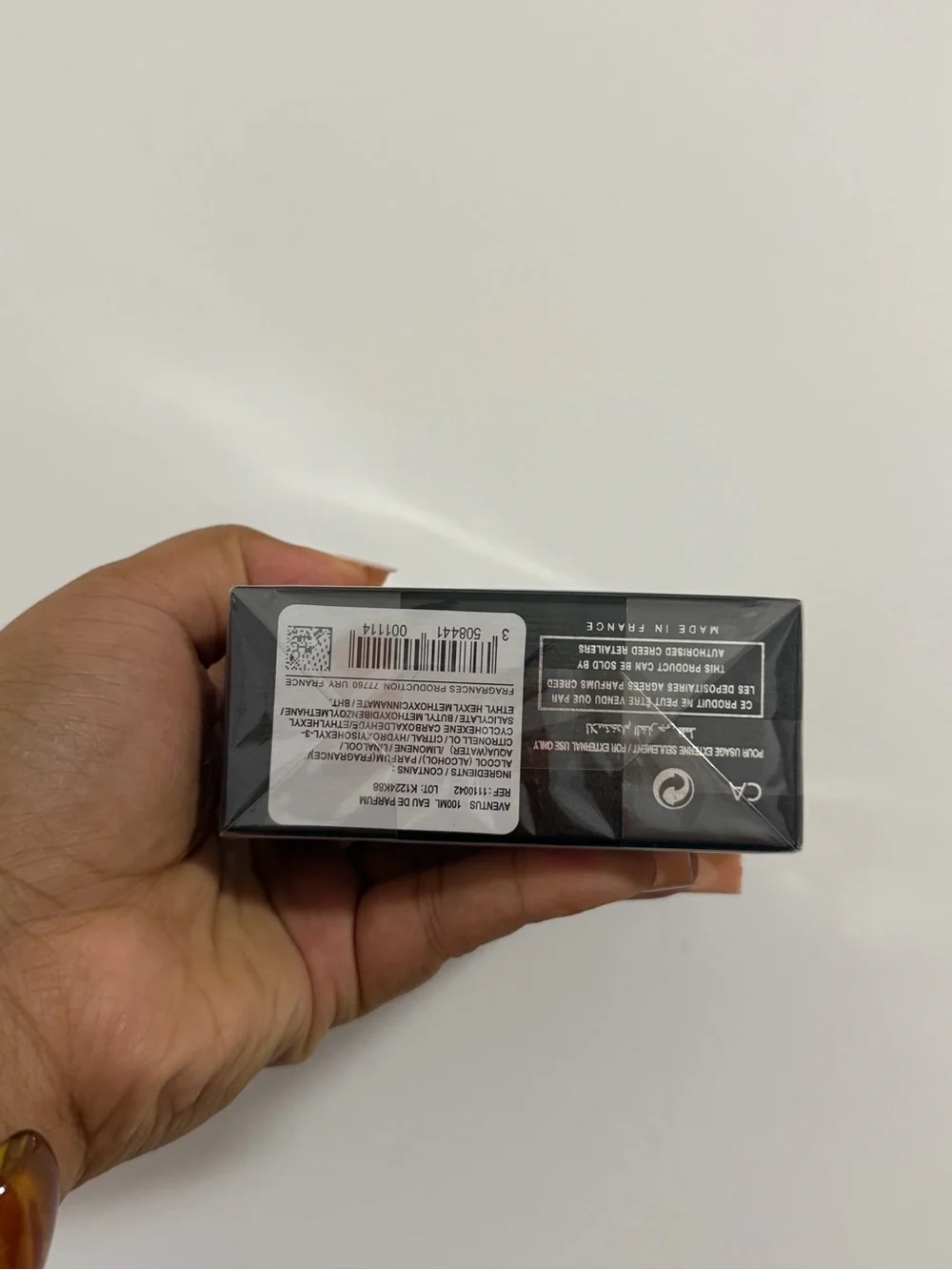 Creed Aventus Black and Silver Fragrance Box (100ml)